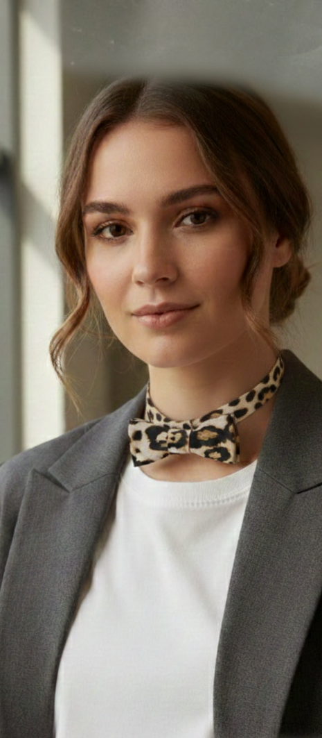 Nœud Papillon selia Léopard